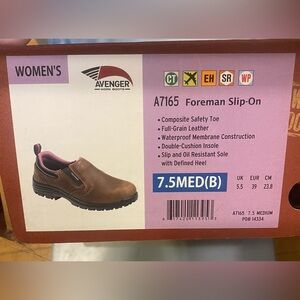 Avenger Women's Brown Slip-On Mules